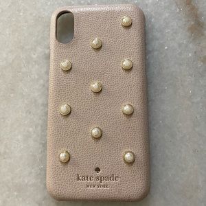 Kate Spade ♠️ iPhone 10 Leather Case